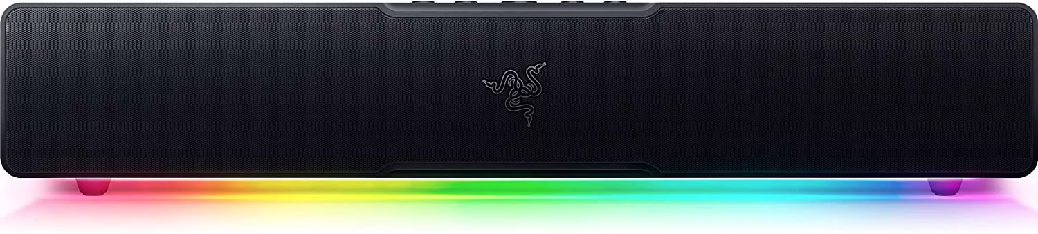 Razer Leviathan V2 Pro AI-Powered Beamforming PC Gaming Soundbar with Subwoofer, Beamforming Surround Sound with Headtracking Powered By AI, THXSpatial Audio Multi-Driver PC Soundbar & Subwoofer |  RZ05-04160100-R3G1 thumbnail 4