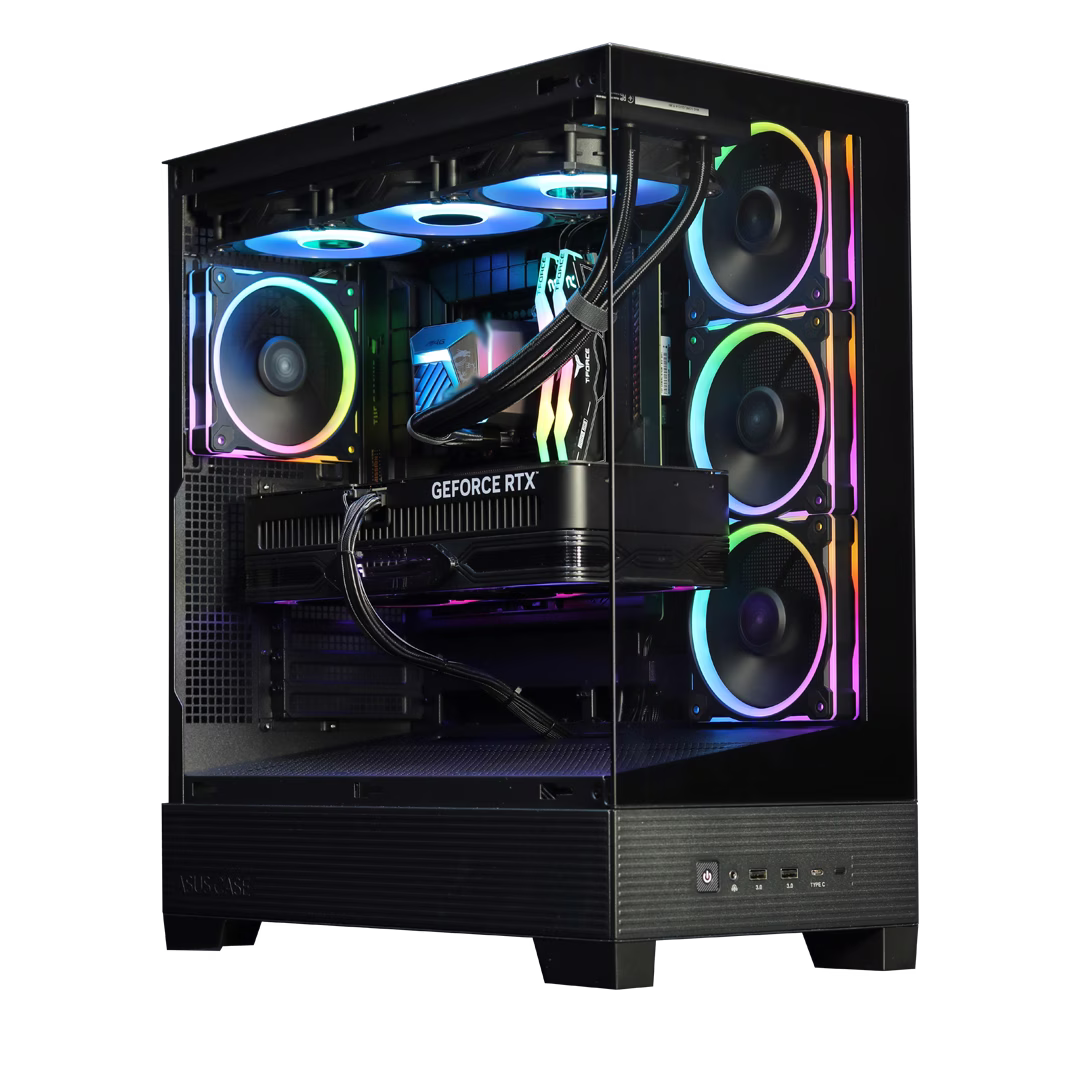 AMD Ryzen 7 9800X3D Gaming PC, AMD Ryzen 7 9800X3D, Dual RTX 5060 Ti OC 16GB, 32GB (2x16GB) DDR5 6000MHz, 2TB NVMe Up to 6000MB/s, ARGB LCD Liquid Cooler, 850W – Buy Online