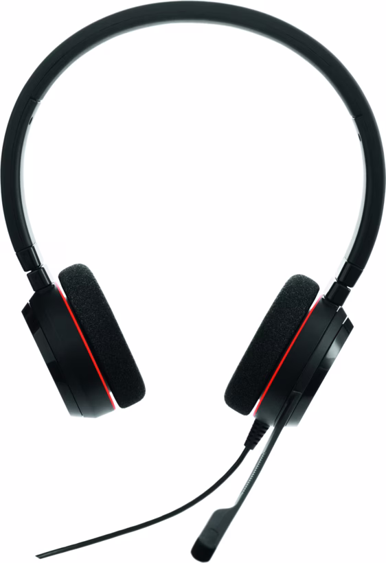 Jabra Evolve 20 UC Stereo Headset ??? Unified Communications Headphones for VoIP Softphone with Passive Noise Cancellation ??? USB-Cable with Controller ??? Black | 4999-829-209 thumbnail 3
