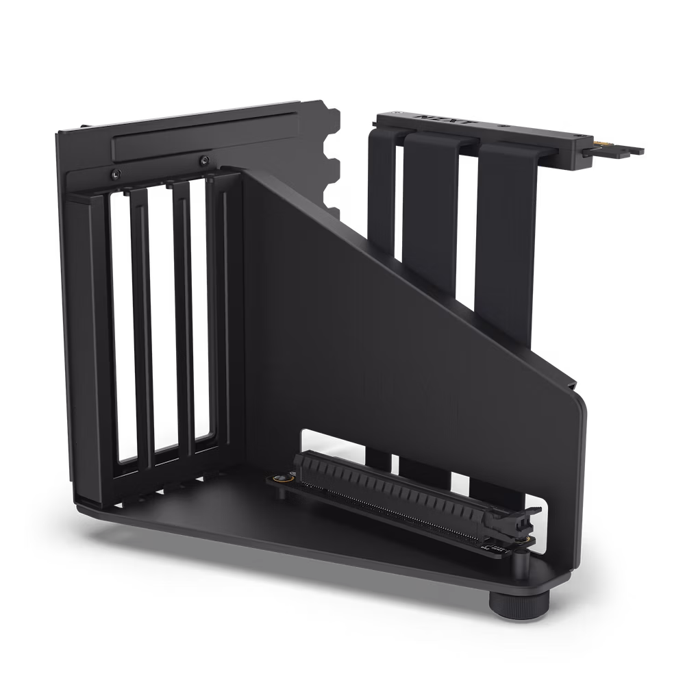 NZXT Vertical GPU Mounting Kit, Steel GPU Bracket & 175 mm PCIe Gen 4 Riser Cable, Fits perfectly with NZXT H5, H7 and H9 Series | AB-RH175-B1 image