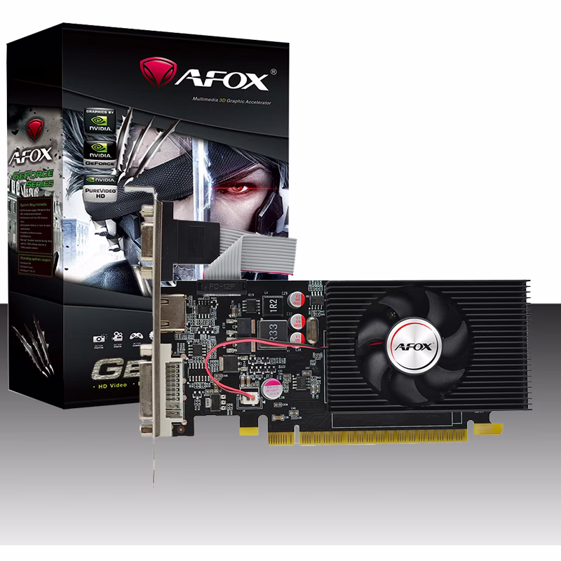 AFOX NVIDIA GeForce GT 730 GDDR3 4GB (128Bit) Graphic card, Low Profile PCI-E Gen 2.0, 1333MHz | AF730-4096D3L5(DDR3) thumbnail 3
