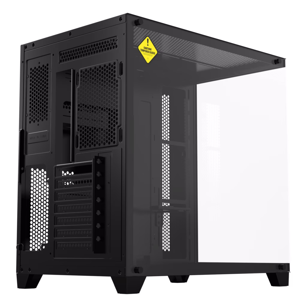 ACEGEEK Mercury R425 Mid-Tower Case, Transparent Tempered Glass, 7x Fans supports, Motherboard Supports Upto ATX, Graphic Card Supports Upto 410mm, 425x280x420mm, Black | AG-MERCURY-R425-PRO-BK thumbnail 6