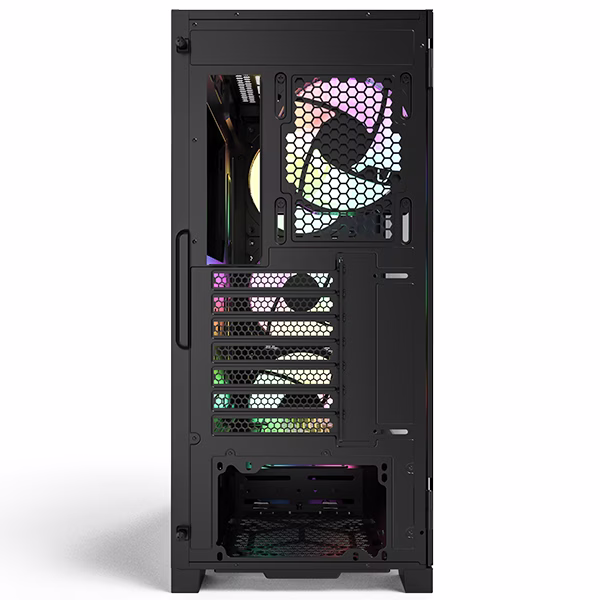 Montech AIR 1000 Premium Case, With Two Different Styled Toolless Quick Release Front Panels, All-Around Anti-Dust Design, 4x ARGB Fans Pre-installed, Easy Swivel Glass Side Panel, Ample upgrade space for High-end GPU and Motherboard | AIR 1000 Premium thumbnail 2