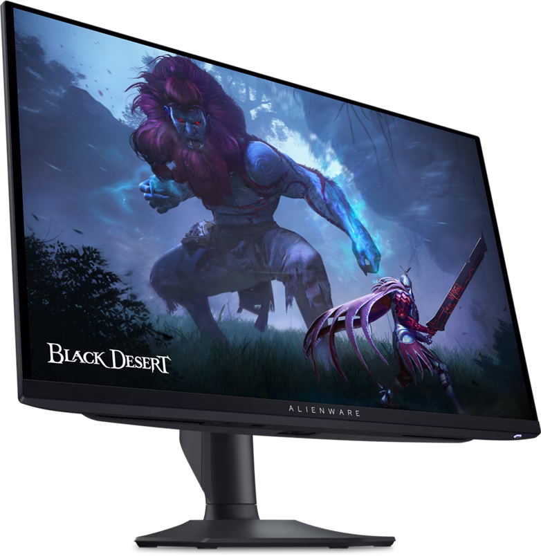 Alienware 27 360Hz QD-OLED Gaming Monitor, QHD 2560 x 1440, 0.03 ms, VESA DisplayHDR True Black 400, Adaptive Sync, DP 1.4, HDMI, USB 3.2, Type-C, Black | AW2725DF thumbnail 2