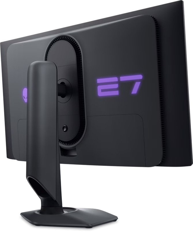 Alienware 27 360Hz QD-OLED Gaming Monitor, QHD 2560 x 1440, 0.03 ms, VESA DisplayHDR True Black 400, Adaptive Sync, DP 1.4, HDMI, USB 3.2, Type-C, Black | AW2725DF thumbnail 6