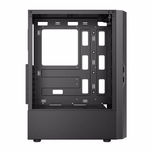 Antec AX20 Elite Mid-Tower Gaming Case, Tempered Glass, Steel+Plastic, 3x Pre Installed Fans, up to 8 x 120 mm faFans, Supports upto ATX MOBO, Black |  thumbnail 6
