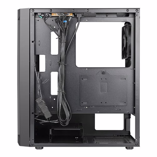 Antec NX290 NX Series-Mid Tower Gaming Case, Tempered glass, 4x Pre Installed Fans, MOBO Supports E-ATX, Black thumbnail 8