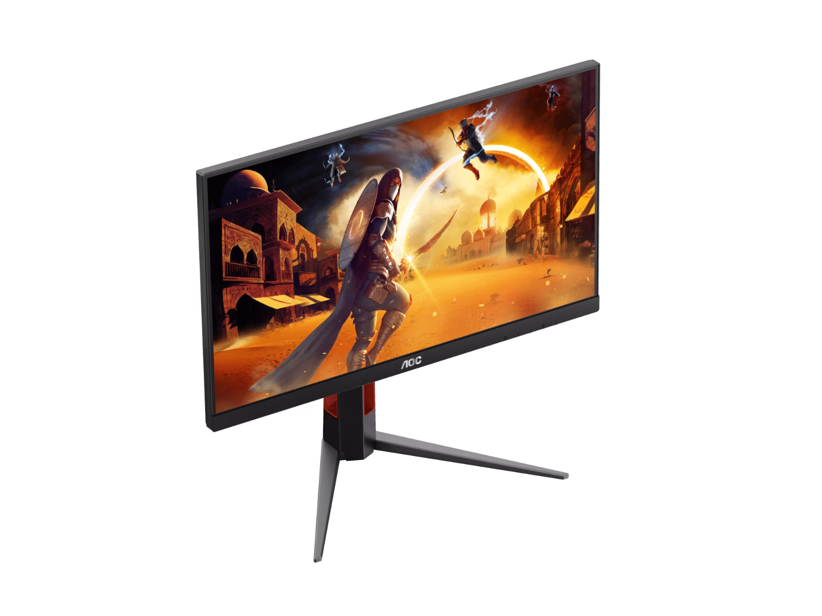 AOC Q27G4 27" QHD Fast IPS 2K Gaming Monitor, 2560 ?? 1440 (QHD) Fast IPS, Adaptive-Sync Technology, 180Hz Refersh Rate, 0.5ms Response Time, DisplayHDR 400, 1.07Billion Colors with Delta E 2, HDMI / DisplayPort, Red & Black | Q27G4 thumbnail 3