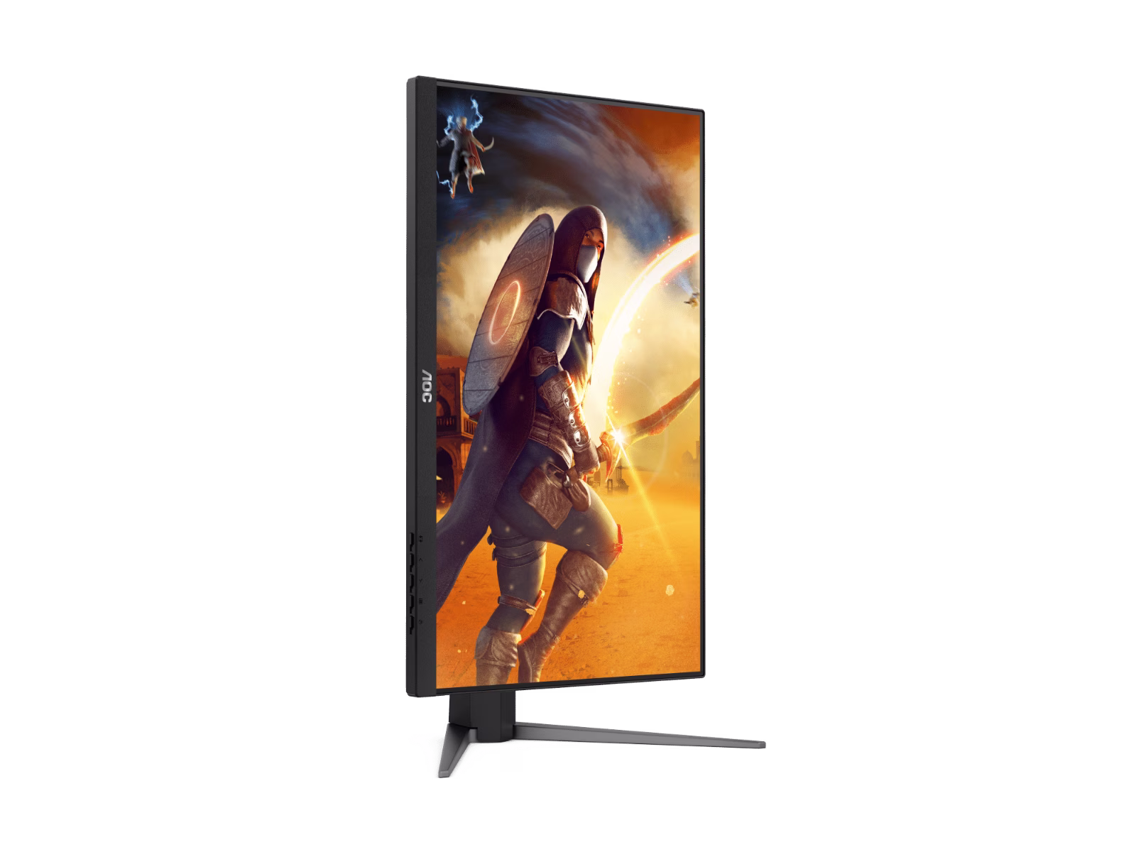 AOC Q27G4 27" QHD Fast IPS 2K Gaming Monitor, 2560 ?? 1440 (QHD) Fast IPS, Adaptive-Sync Technology, 180Hz Refersh Rate, 0.5ms Response Time, DisplayHDR 400, 1.07Billion Colors with Delta E 2, HDMI / DisplayPort, Red & Black | Q27G4 thumbnail 4