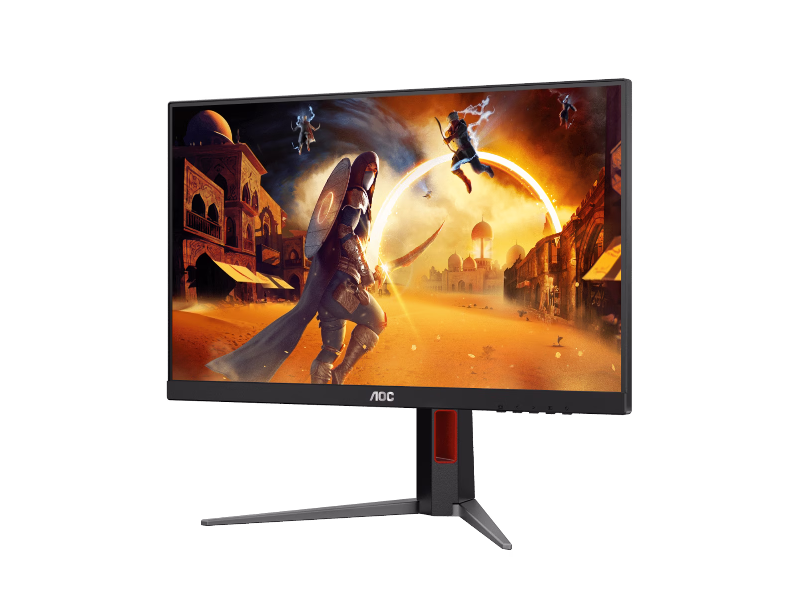 AOC Q27G4 27" QHD Fast IPS 2K Gaming Monitor, 2560 ?? 1440 (QHD) Fast IPS, Adaptive-Sync Technology, 180Hz Refersh Rate, 0.5ms Response Time, DisplayHDR 400, 1.07Billion Colors with Delta E 2, HDMI / DisplayPort, Red & Black | Q27G4 thumbnail 5