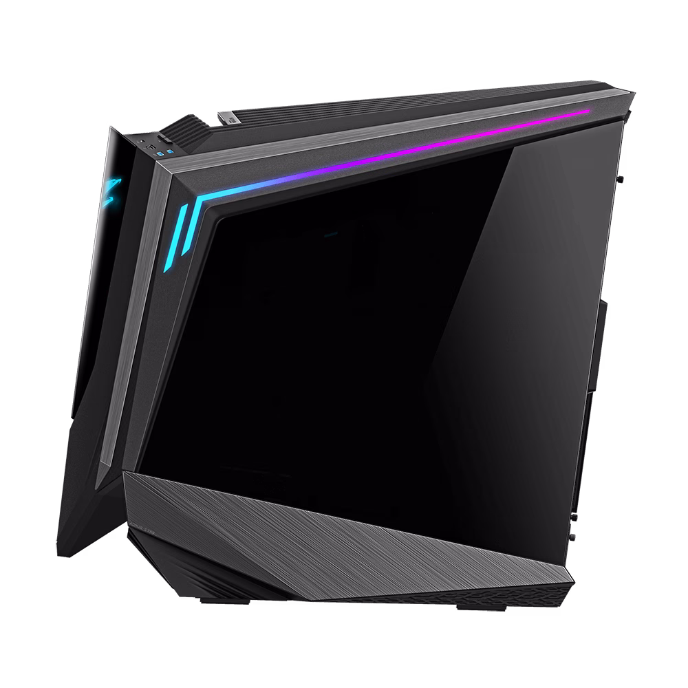 Gigabyte AORUS C700 GLASS Full Tower E-ATX Case, Full-Size Tempered Glass Both Side Panel, MB up to E-ATX, Up to 420mm Cooler, Black | GB-AC700G thumbnail 10