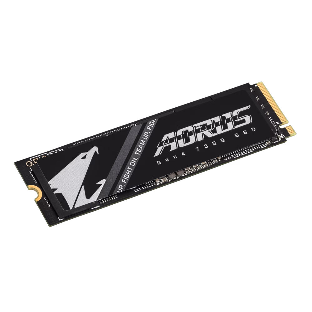 Gigabyte AORUS Gen4 7300 1TB SSD (w/o heat spreader), 7300 MB/s Seq., PCIe 4.0x4, NVMe 1.4 Interface, DDR4 1GB DDR Cache, M.2 2280 | AG4731TB N – Buy Online