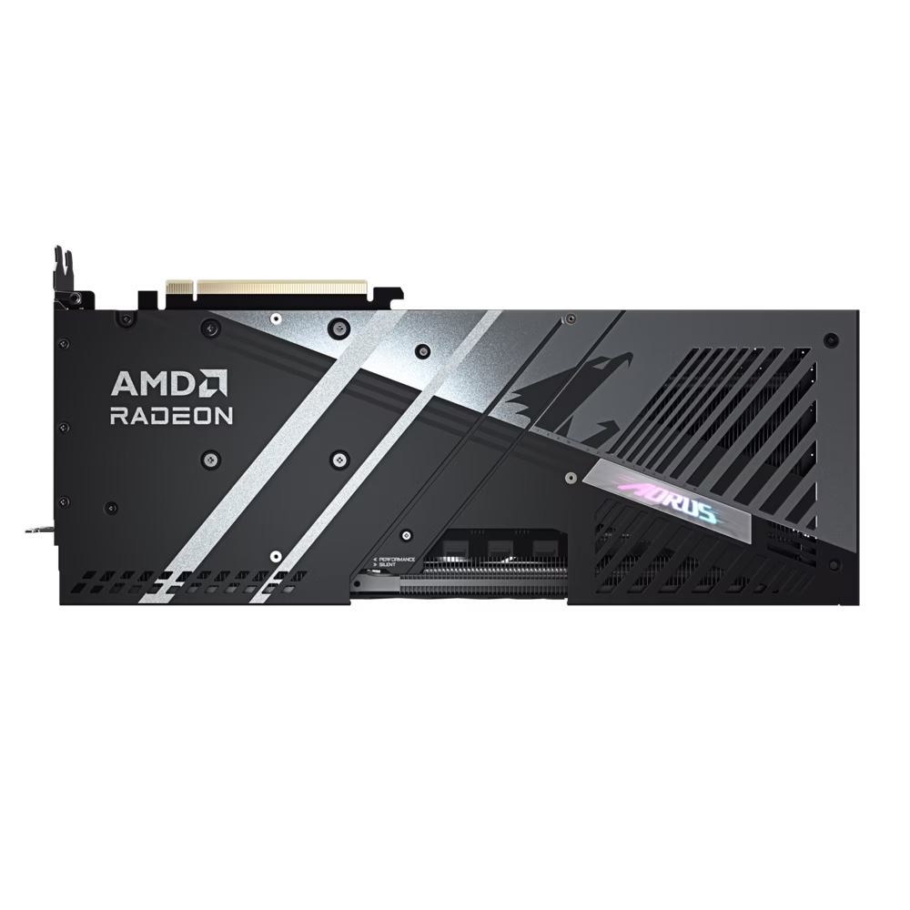 Gigabyte AORUS Radeon RX 9070 XT ELITE 16G Graphics card, 16GB GDDR6, 20 Gbps 256 bit, Core Clock up to 3100 MHz, Dual BIOS (Performance / Silent), Black | GV-R9070XTAORUS E-16GD thumbnail 6