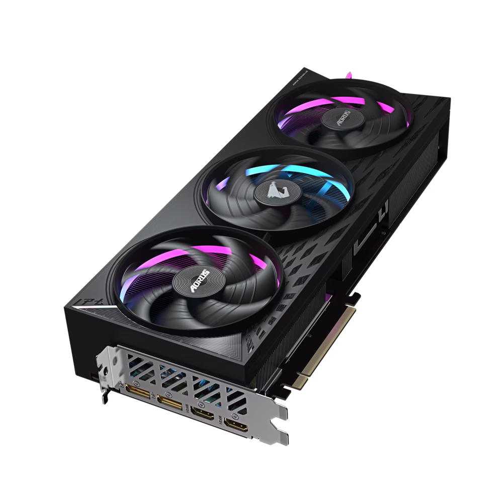 Gigabyte AORUS Radeon RX 9070 XT ELITE 16G Graphics card, 16GB GDDR6, 20 Gbps 256 bit, Core Clock up to 3100 MHz, Dual BIOS (Performance / Silent), Black | GV-R9070XTAORUS E-16GD thumbnail 7