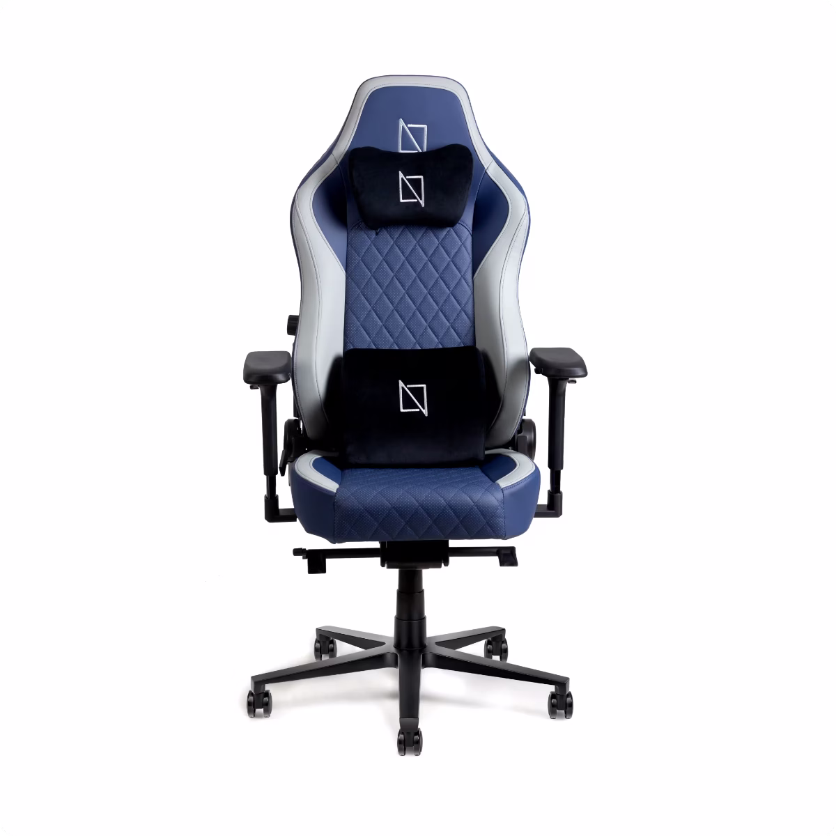 NAVO APEX Cloud Leather Premium Gaming/Office Ergonomic Chair, 155?? Reclining High Back, 4D Metal Armrest, Magnetic Memory Foam Headrest & Lumbar Support | DEEP BLUE image