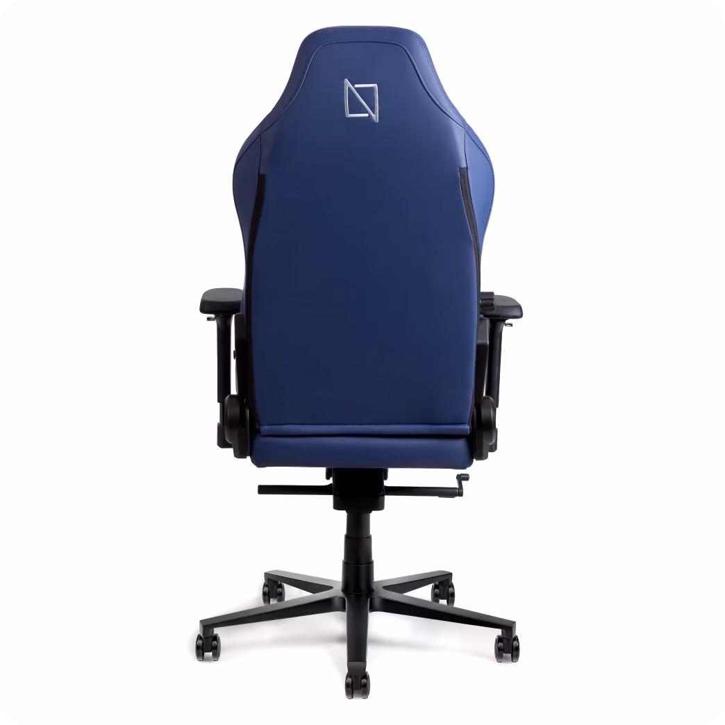 NAVO APEX Cloud Leather Premium Gaming/Office Ergonomic Chair, 155?? Reclining High Back, 4D Metal Armrest, Magnetic Memory Foam Headrest & Lumbar Support | DEEP BLUE thumbnail 2