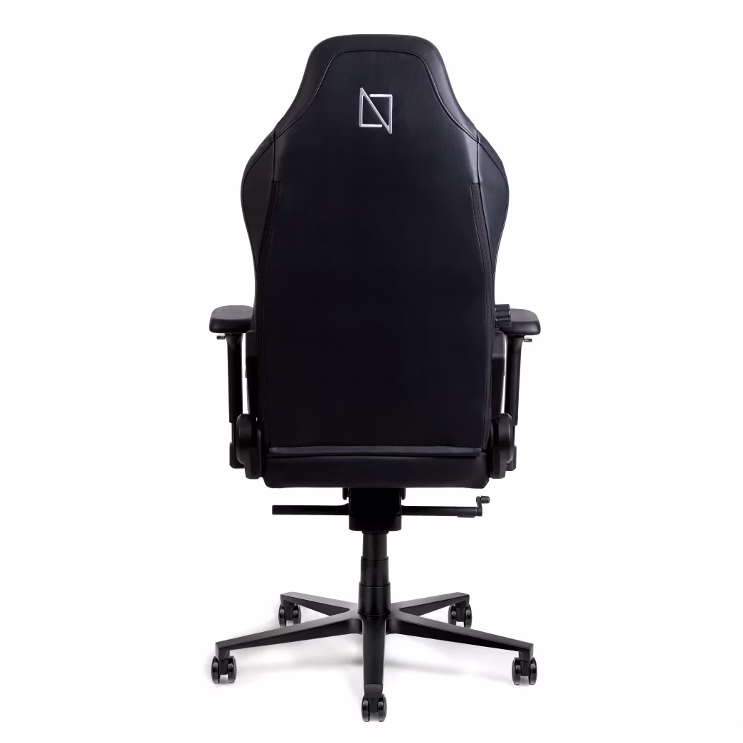 NAVO APEX Cloud Leather Premium Gaming/Office Ergonomic Chair, 155?? Reclining High Back, 4D Metal Armrest, Magnetic Memory Foam Headrest & Lumbar Support | JET BLACK thumbnail 2