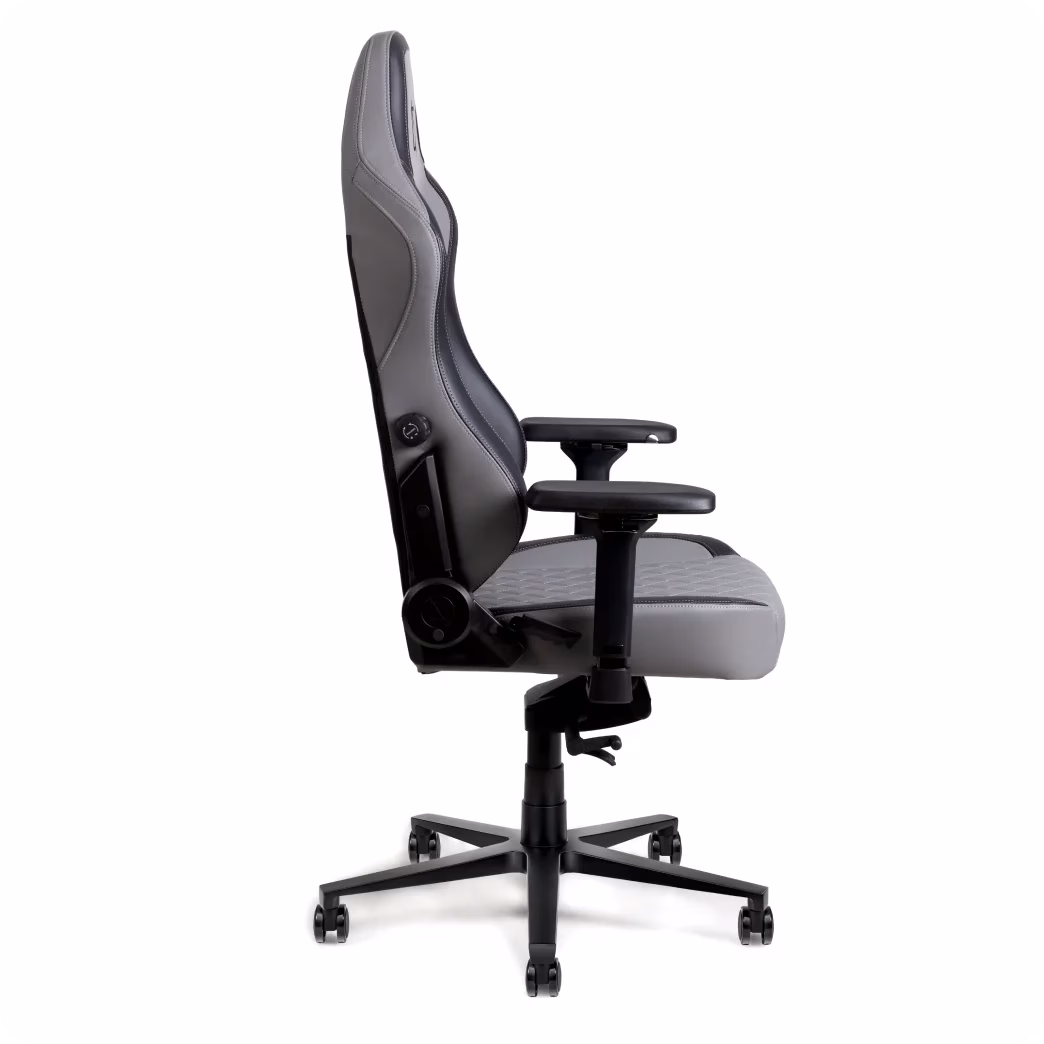 NAVO APEX Cloud Leather Premium Gaming/Office Ergonomic Chair, 155?? Reclining High Back, 4D Metal Armrest, Magnetic Memory Foam Headrest & Lumbar Support | ULTIMATE GREY thumbnail 3
