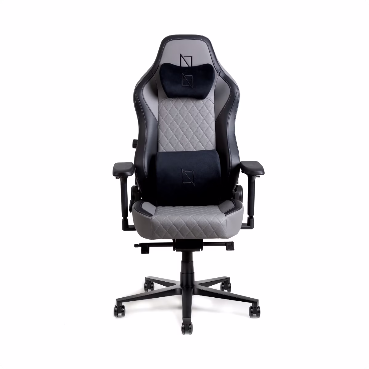 NAVO APEX Cloud Leather Premium Gaming/Office Ergonomic Chair, 155?? Reclining High Back, 4D Metal Armrest, Magnetic Memory Foam Headrest & Lumbar Support | ULTIMATE GREY image