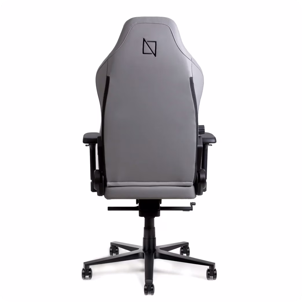 NAVO APEX Cloud Leather Premium Gaming/Office Ergonomic Chair, 155?? Reclining High Back, 4D Metal Armrest, Magnetic Memory Foam Headrest & Lumbar Support | ULTIMATE GREY thumbnail 2