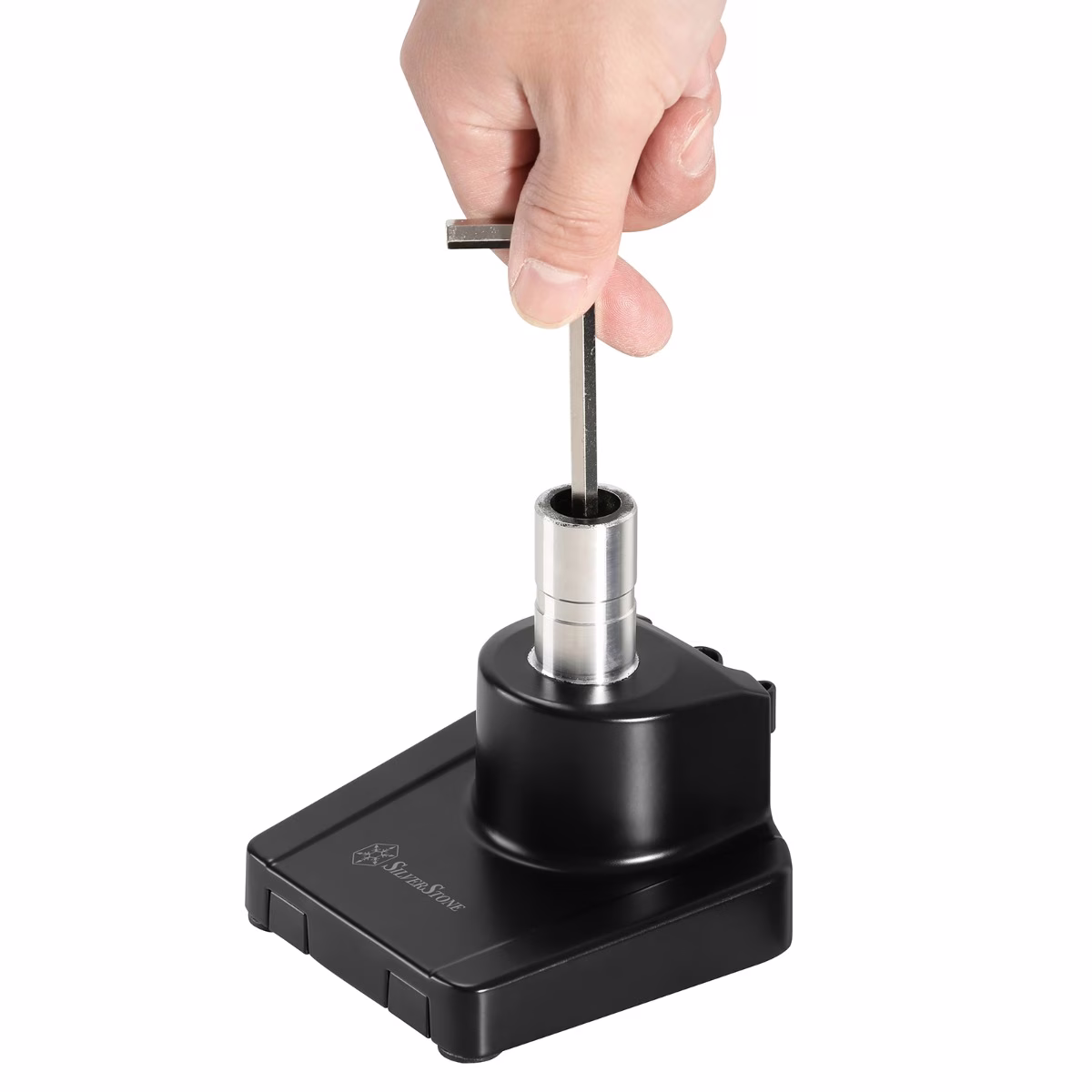 SilverStone ARM13 Single Monitor Arm w/ Mechanical Spring Design & Versatile Adjustability, For Monitors Up To 32" Size & 9kg, VESA Mounting Interface, 100mm x 100mm Mounting Hole, Black | SST-ARM13 thumbnail 19