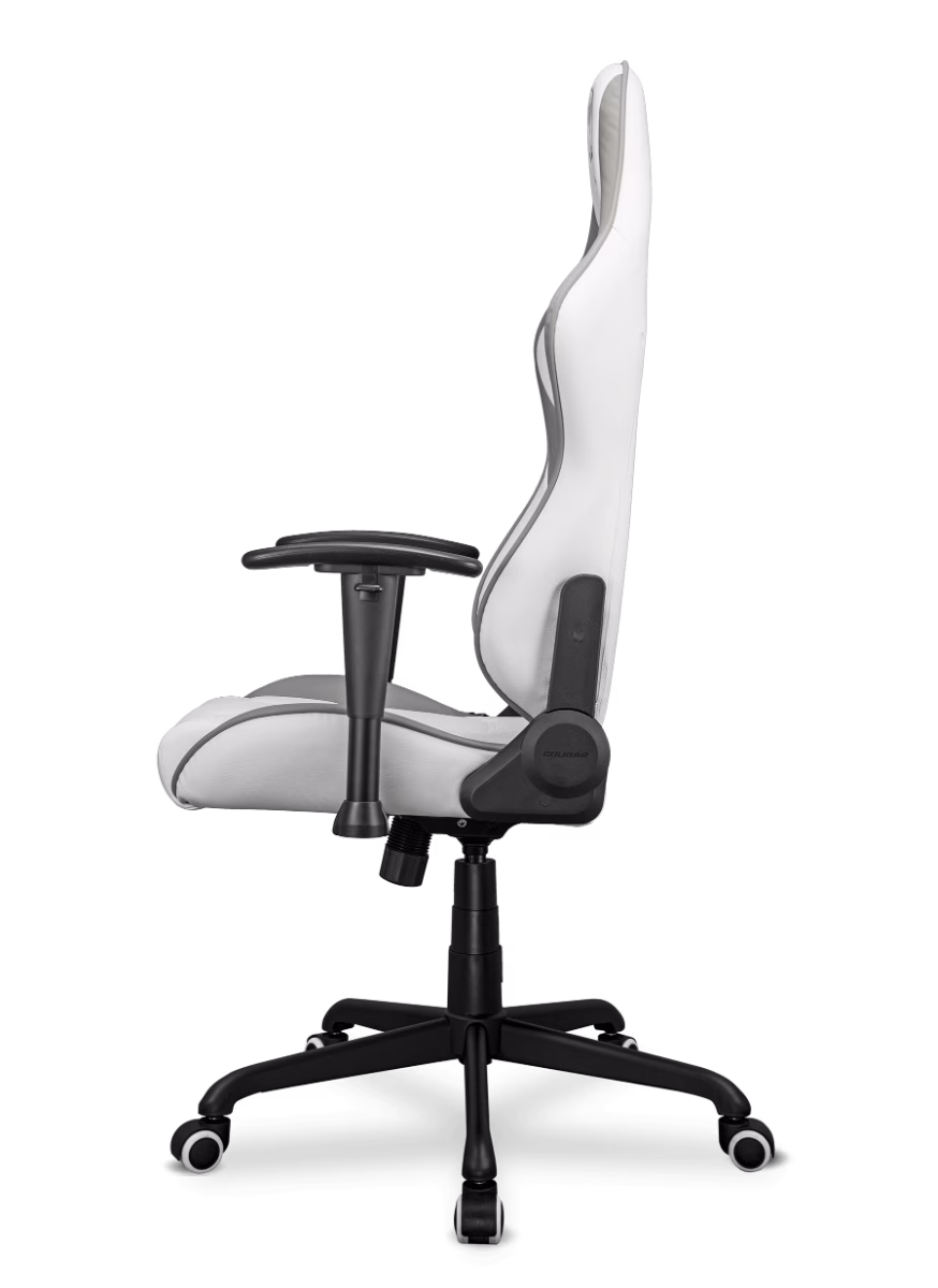 Cougar ARMOR Elite White Gaming Chair, Premium PVC Leather, 2D Armrest, Piston Height Adjustment, Class 4 Gas Lift, 160 Degree Recline, Max Loading 120kg, Royal, White | 3MELIWHB.0001 thumbnail 3
