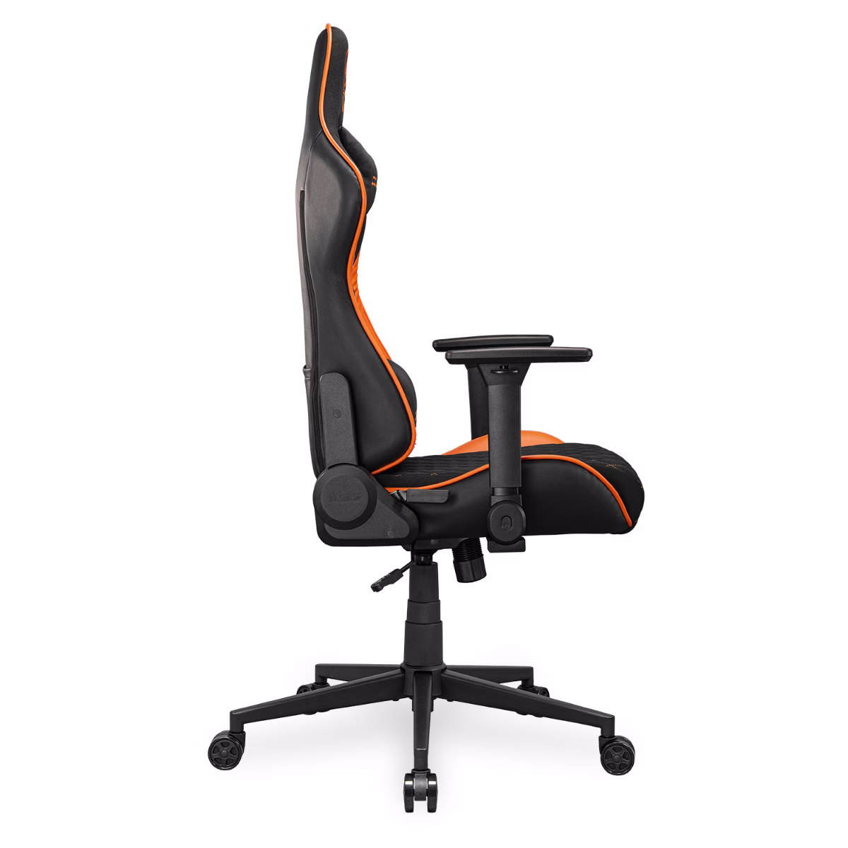 Cougar Armor One V2 F Gaming Chair, Woven Fabric Surface, 4D Folding Armrests, 155 Reclining, Piston Lift Height Adjustment, Up to 12kg Weight Support, Black / Orange | 3MA2FORB.0001 thumbnail 4