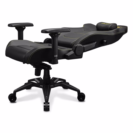 COUGAR ARMOR EVO Royal Gaming Chair, Magnetic neck pillow memory foam, Breathable PVC leather, Full steel frame for sturdy support, 4D adjustable armrest, 5-star base and extra-size wheels, Support up to 160kg, Black | 3MEVOGLB.0001 thumbnail 3