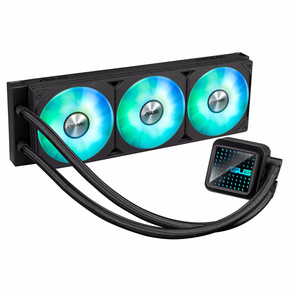 ASUS Prime LC 360 ARGB all-in-one CPU Liquid Cooler, PRIME LC 36025 120mm Integrated Fan,  600 - 2200 RPM, AURA Sync, Black | 90RC0101-B0EAY0 thumbnail 5