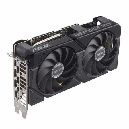 ASUS Dual GeForce RTX 4070 EVO OC Edition 12GB GDDR6X 192-bit 21 Gbps Grahpic card,  5888 CUDA Cores, Max Resolution 7680 x 4320, Max  Clock 2550 MHz, 2.5 Slot, Black | 90YV0J15-M0NA00 image