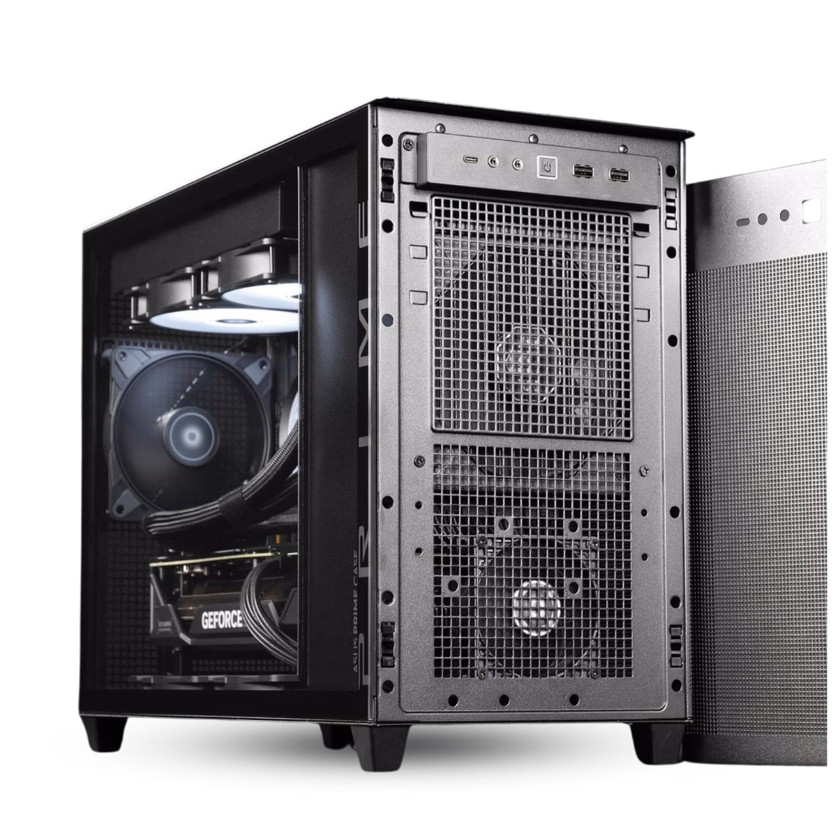 ASUS Powered High-End 8K Video Rendering PC - Intel Core i9-14900KF 24 Cores 32 Threads, NVIDIA RTX 4070 SUPER 12GB, 64GB RAM 6000MHz DDR5, 2TB SSD Gen 4 990 PRO, 850W 80+ Gold PSU, 360mm Liquid Cooler, Wi-Fi 6E +BT thumbnail 4