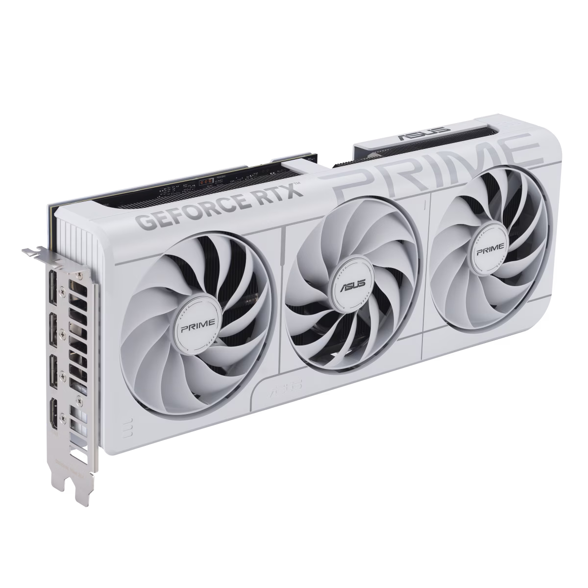 ASUS PRIME GeForce RTX 5070 White OC Edition 12GB GDDR7 Graphics Card, NVIDIA Blackwell Architecture Dual BIOS, Fifth-Gen Tensor Cores, MuseTree, SFF-Ready 2.5 Slot Design, AI Perfomance 1005 AI TOPS | 90YV0M19-M0NA00 thumbnail 7