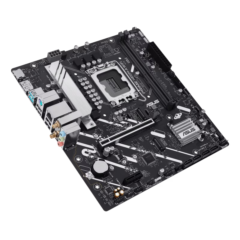 ASUS Prime H810M-A WIFI Intel H810 LGA 1851 Micro-ATX Motherboard, Intel Core Ultra Ready, AI PC Ready, DDR5 Support, PCIe 4.0, WiFi 6, Aura Sync | 90MB1KJ0-M0EAY0 thumbnail 6