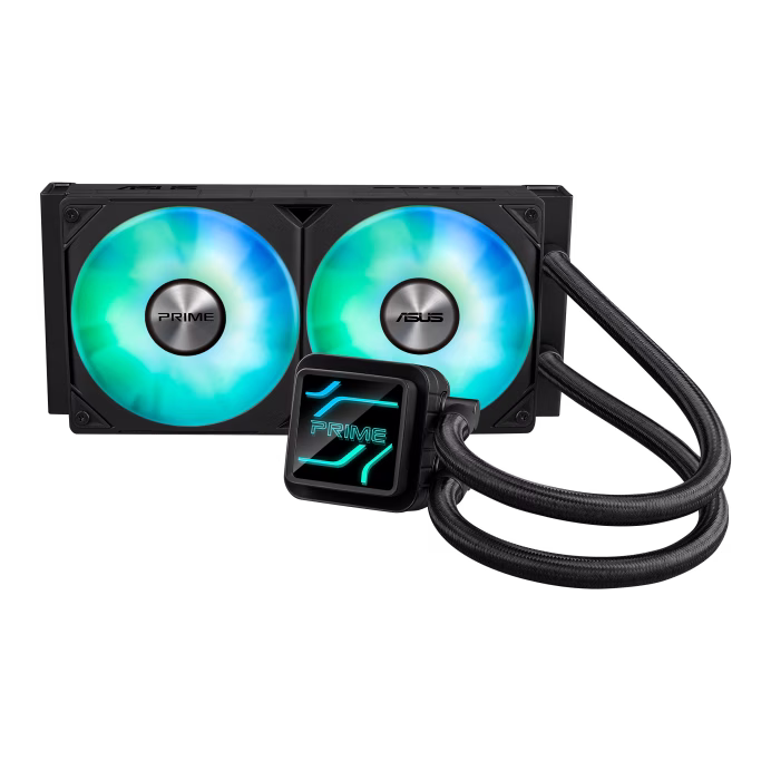 ASUS Prime LC ARGB all-in-one CPU Liquid Cooler, LGA 1851, 1700, AM5,AM4,  600 - 2200 RPM +/- 10%, Black | 90RC0111-B0EAY0 – Buy Online