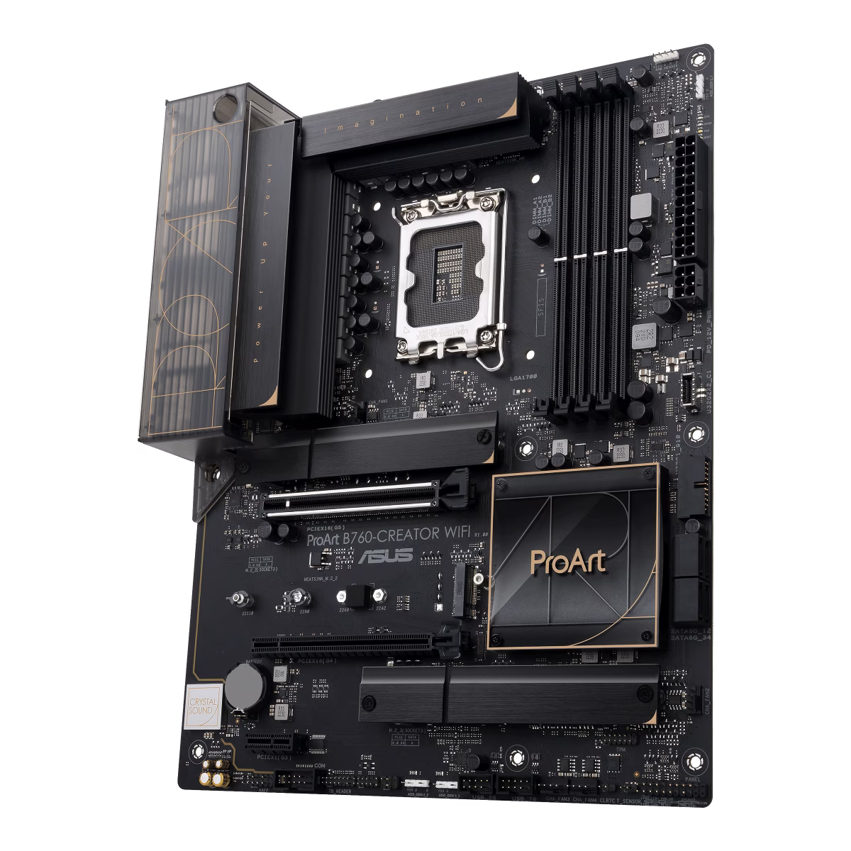 ASUS ProArt B760-CREATOR WIFI LGA1700 ATX Motherboard, B760 Chipset4x DDR5 DIMM /192GB Max Memory, Wi-Fi 6 / BT 5.2 / 2.5Gb ETH, PCIe 5.0 / 3 x M.2, HDMI/DP/USB 3.2 / Thunderbolt | 90MB1FY0-M1EAY0 thumbnail 5