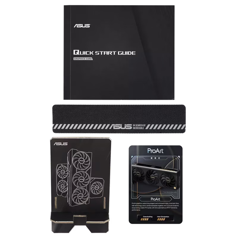 ASUS ProArt GeForce NVIDIA RTX 4060 OC edition 8GB GDDR6 Graphic card,  251 AI Performance, 17 Gbps 128-bit, 3072 CUDA Cores, Max Boost 2580 MHz, Ada Lovelace | 90YV0JM0-M0NA00 thumbnail 4