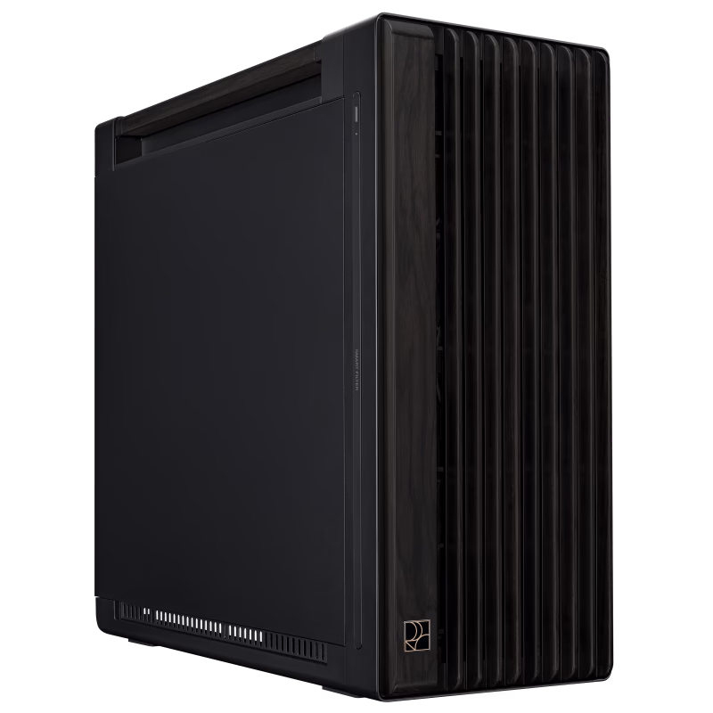 ASUS ProArt PA602 Wood Edition Mid Tower Case, Metal Panel, 3x Pre-installed Fans, Motherboard Supports Upto EATX, Black | 90DC00J0-B09020 – Buy Online