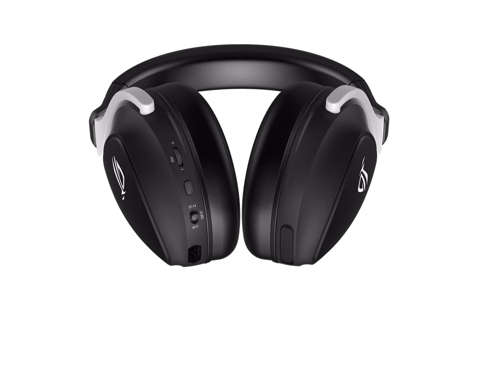 ASUS ROG Delta S Wireless Lightweight Wireless Gaming Headset with 2.4 GHz, BT, 50mm, AI Beamforming Microphones with AI Noise Cancelation, PCs, Macs, PS5, Nintendo Switch, Black | 90YH03IW-B3UA00 image
