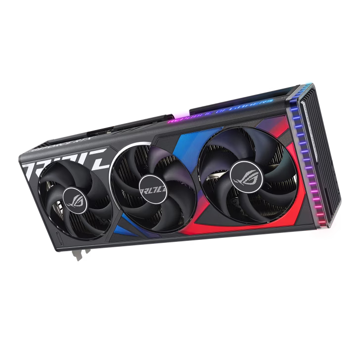 Asus ROG Strix GeForce RTX 4080 SUPER OC Edition Graphics Card, 16GB GDDR6X 256-Bit Memory, 2640 MHz Boost Clock, 23 Gbps Memory Speed, 10240 CUDA Cores, PCI Express 4.0 | 90YV0KB0-M0NA00 thumbnail 11