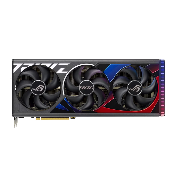 Asus ROG Strix GeForce RTX 4080 SUPER OC Edition Graphics Card, 16GB GDDR6X 256-Bit Memory, 2640 MHz Boost Clock, 23 Gbps Memory Speed, 10240 CUDA Cores, PCI Express 4.0 | 90YV0KB0-M0NA00 thumbnail 12