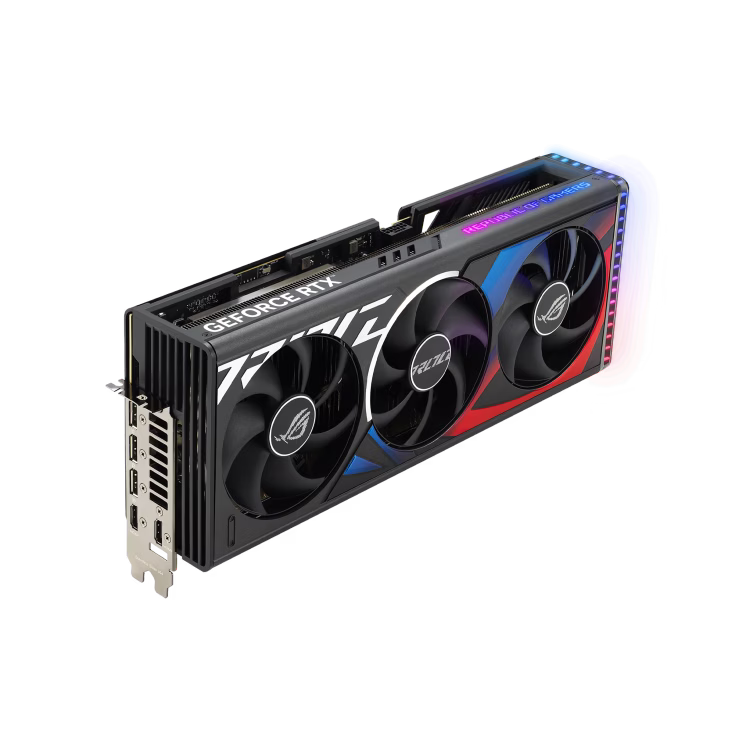 Asus ROG Strix GeForce RTX 4080 SUPER OC Edition Graphics Card, 16GB GDDR6X 256-Bit Memory, 2640 MHz Boost Clock, 23 Gbps Memory Speed, 10240 CUDA Cores, PCI Express 4.0 | 90YV0KB0-M0NA00 thumbnail 10