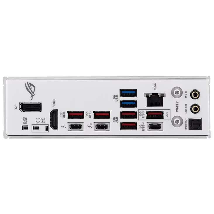 ASUS ROG STRIX Z890-A GAMING WIFI LGA 1851 ATX Motherboard, Z890 Chipset,  4x DIMM slots, max. 192GB, DDR5, 5x M.2 slots and 4x SATA 6Gb/s, PCIe 5.0, Wi-Fi 7 & BT v5.4, White  | 90MB1I90-M0EAY0 thumbnail 9