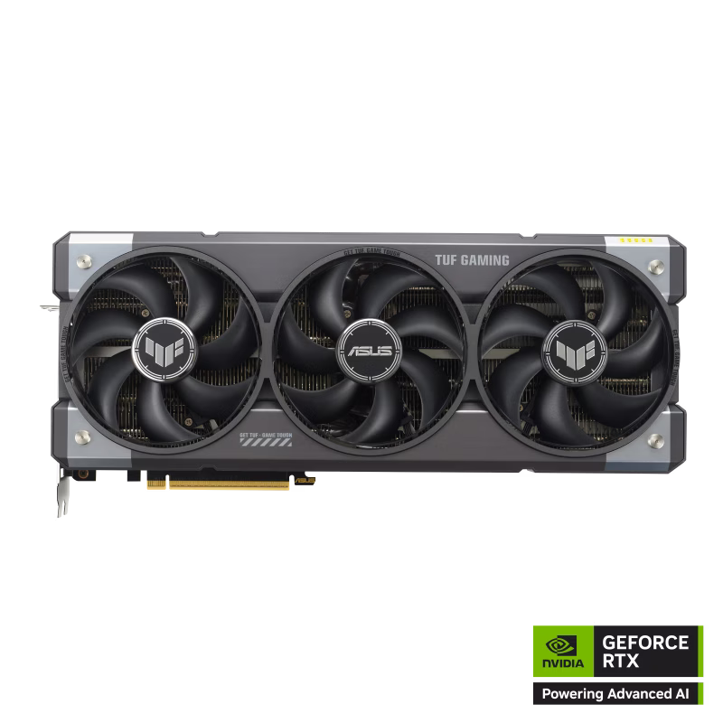 ASUS TUF Gaming NVIDIA GeForce RTX 5080 16GB GDDR7 OC Edition Graphic Card, DLSS 4, 16GB GDDR7, 10752 CUDA Core, 30 Gbps 256-bit, PCI E 5.0, Black | 90YV0M30-M0NA00 thumbnail 2