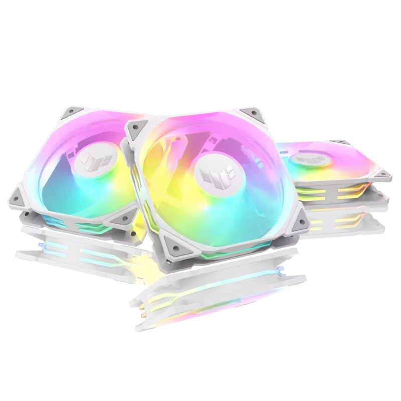 ASUS TUF Gaming TR120 ARGB Reverse Fan - Triple Pack, High static Pressure and Airflow, 120mm, 2000 rpm, AURA Sync, White | 90DA00D3-B09020 – Buy Online