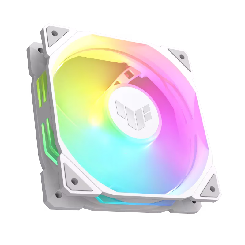 ASUS TUF Gaming TR120 ARGB Reverse Fan - Triple Pack, High static Pressure and Airflow, 120mm, 2000 rpm, AURA Sync, White | 90DA00D3-B09020 thumbnail 2