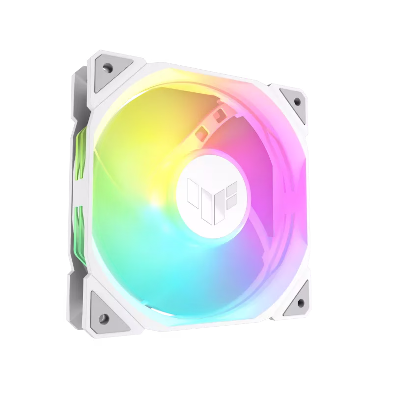 ASUS TUF Gaming TR120 ARGB Case Fan - Single Pack, High static Pressure and Airflow, 120mm, 2000 rpm, AURA Sync, White | 90DA0093-B09000 – Buy Online