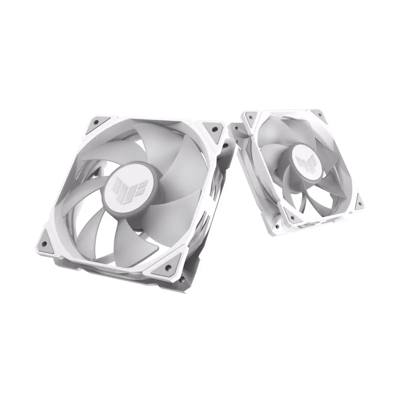 ASUS TUF Gaming TR120 ARGB Case Fan - Single Pack, High static Pressure and Airflow, 120mm, 2000 rpm, AURA Sync, White | 90DA0093-B09000 thumbnail 4