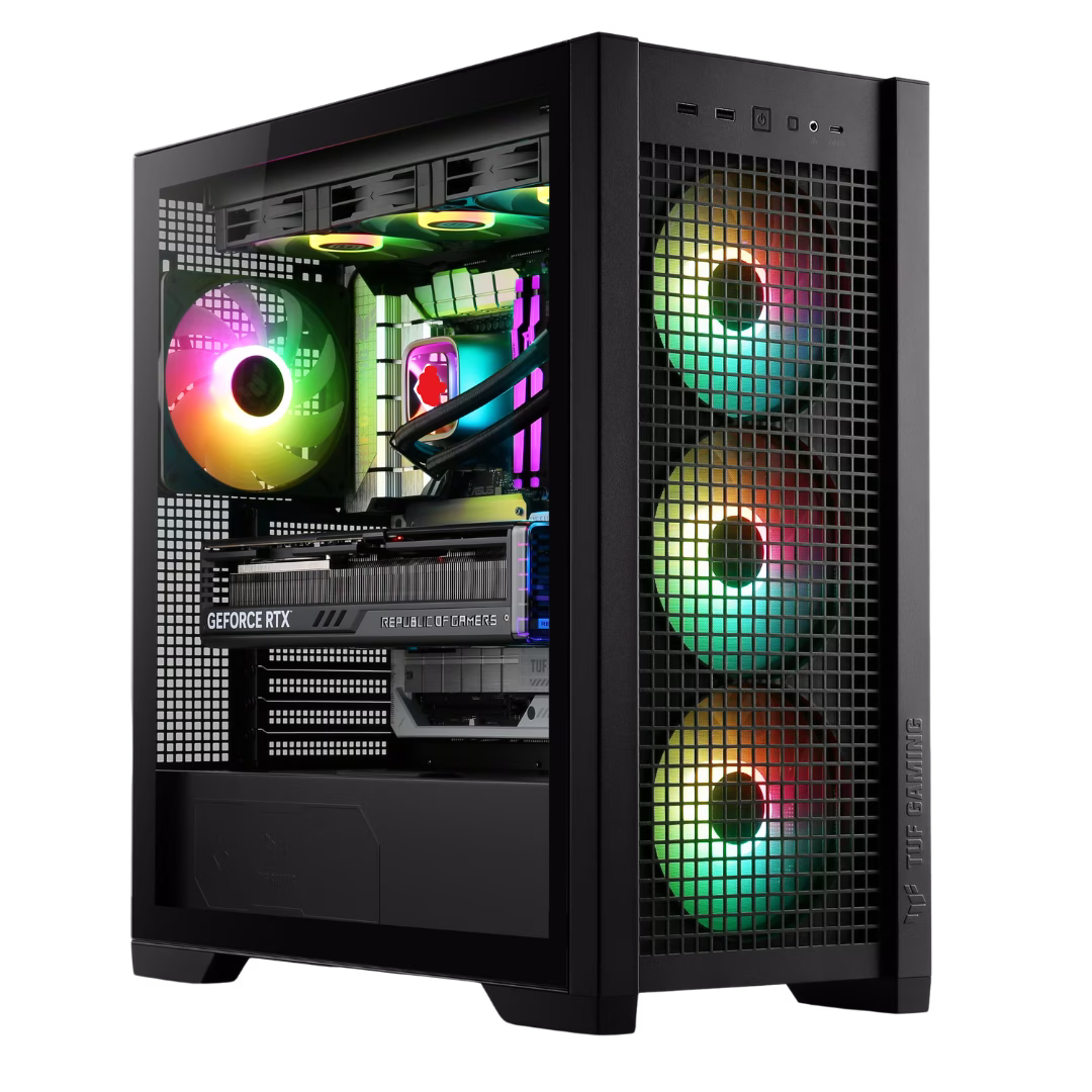 Ultimate ASUS Powered Gaming PC, AMD Ryzen 9 9950X, TUF RTX 4070 Ti Super 16GB OC, 32GB (2x 16GB) 6400MTs, 2TB 990 PRO, 850W image