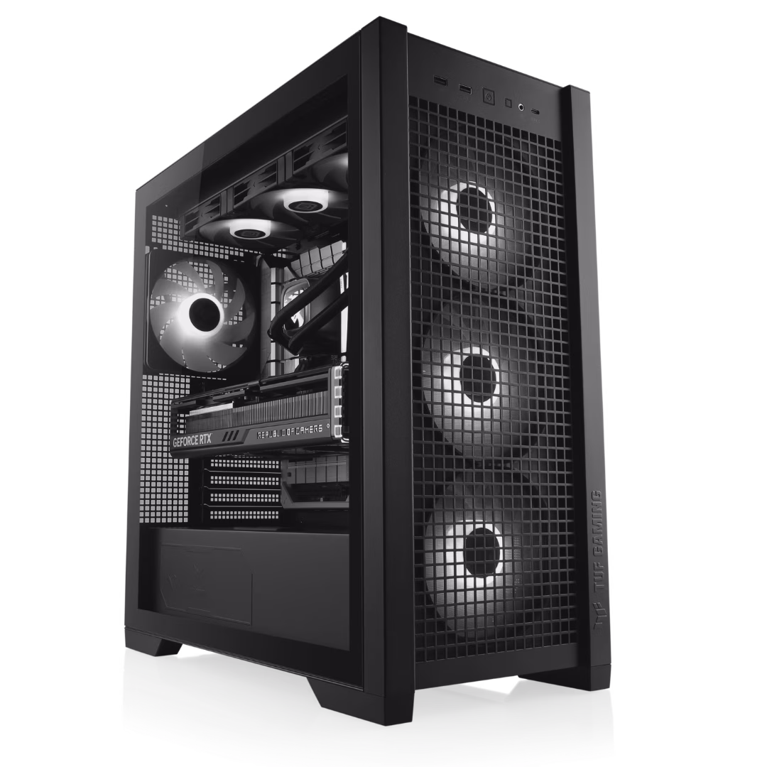 ASUS Powered AMD Rendering Workstation - AMD Ryzen Threadripper 7970X, NVIDIA RTX 4090 24GB, 256GB DDR5 RAM 4800MHz, 2TB SSD Gen 4 990 PRO, 1600W, 360mm Liquid CPU Cooler??DESIGN??PC image