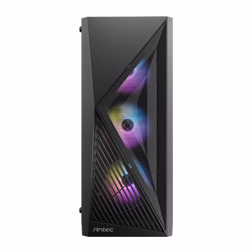 Antec AX Series Ax51 Mid-tower Black Color Gaming Case, 3x Pre Installed Fans, MOBO Upto ATX, Tempered Glass thumbnail 3